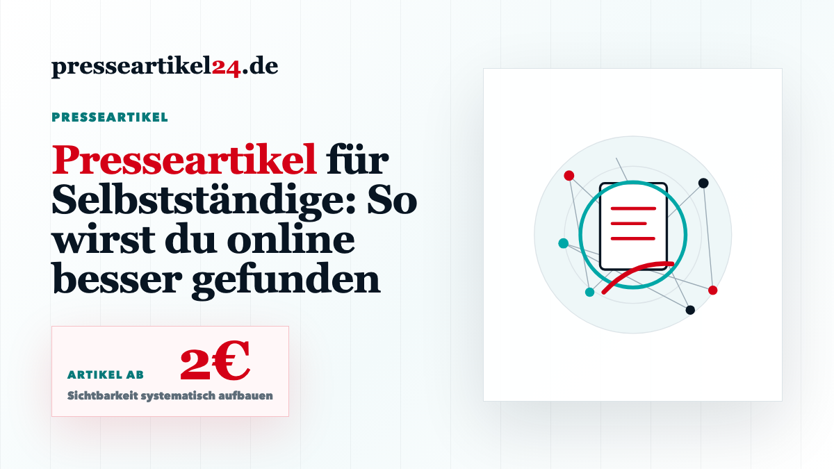 Beitragsbild: Presseartikel für Selbstständige: So wirst du online besser gefunden